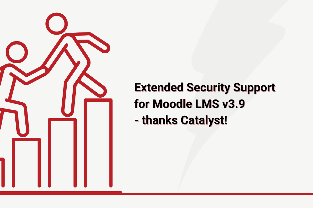 Exciting news! Extended Security Support for Moodle LMS v3.9 is available at Catalyst.